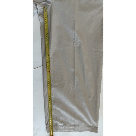 NWT Ladies Caffe Marrakech Tan Wide Leg Ankle Hi Waist Lightweight Pants Size 12 - Picture 7 of 8